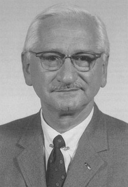 Portrait of Albert Sabin, developer of the oral polio vaccine