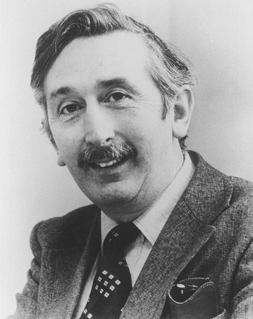 Portrait of Godfrey Hounsfield, inventor of the EMI CT scanner