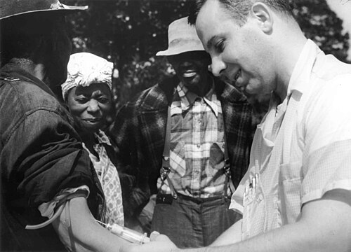Historical photograph from the Tuskegee Syphilis Study
