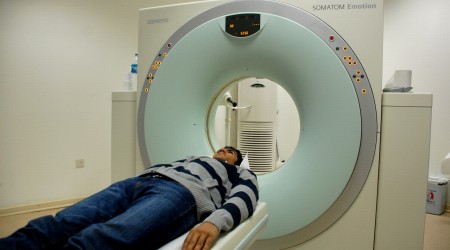 Low-dose CT scan used for lung cancer screening